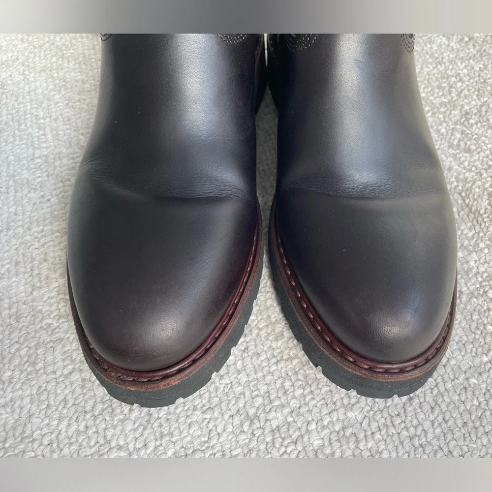 Filson Men’s Pull-On Roper Boots, Chocolate Brown, Size 9.5 - Picture 4 of 9